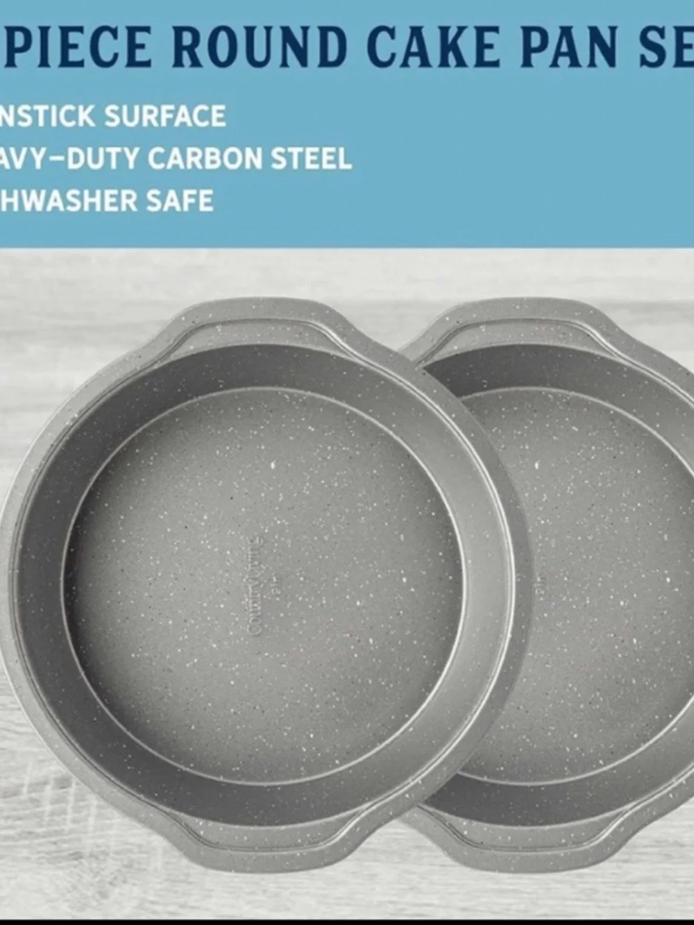 ⭐️NEW⭐️Country Living 2-Piece Round Baking Pans